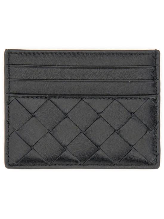 26SS 보테가베네타 인트레치아토 크레딧 카드 케이스 796324 VCPP38425 BLACK