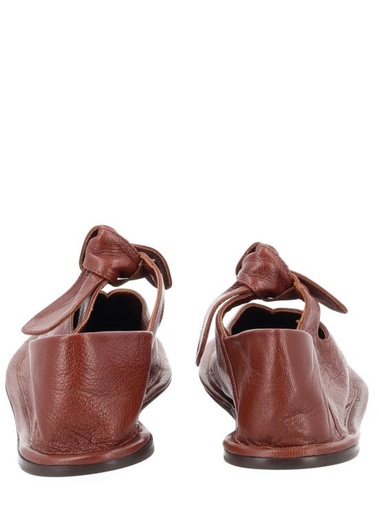 26SS 헤레우 플랫 슈즈 LLSSWFA24 002 6 CHESTNUT BROWN - HEREU