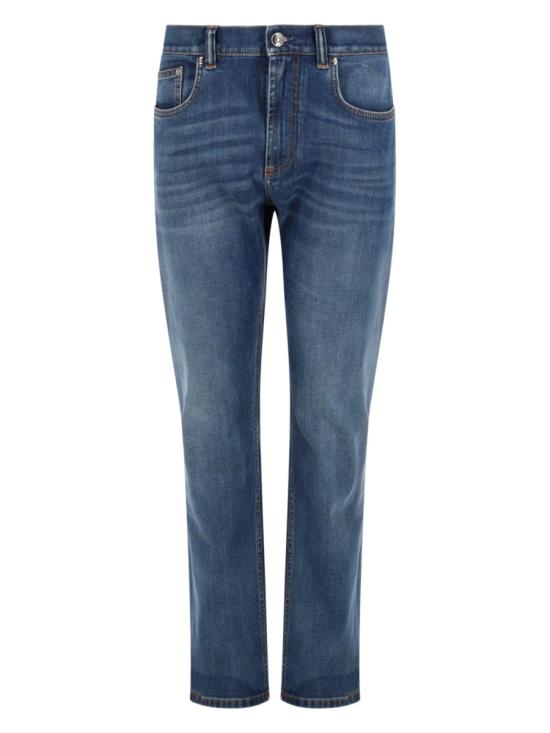 26SS 베르사체 데님 팬츠 1024363 1A178371D800 BLUE