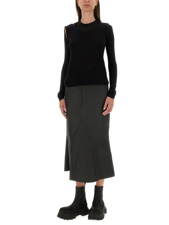  릭 오웬스 스커트 RP02D3349 SMT09 BLACK - RICK OWENS