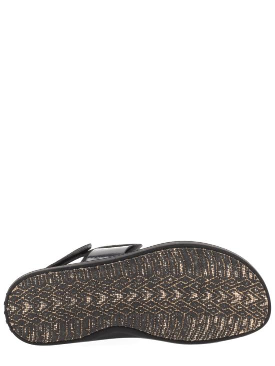 26SS 마르니 퍼스벨트 레더 더블 스트랩 샌들 FBMS018001 P761500N99 BLACK - MARNI