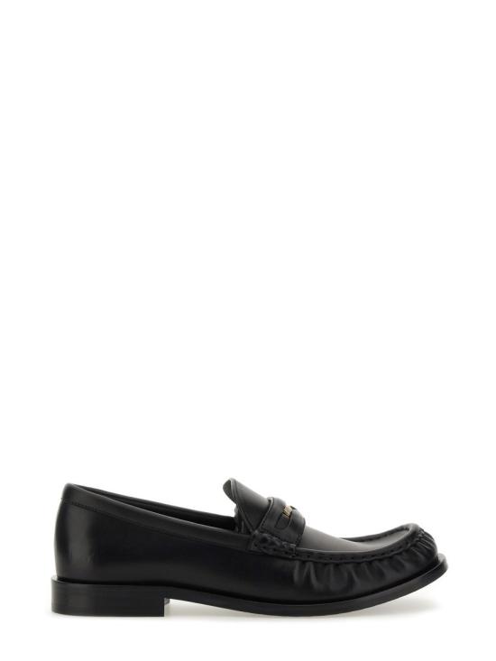 25FW 버버리 레더 카뎃 로퍼 8111868 A1189 BLACK - BURBERRY