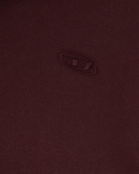 26SS 디젤 후드 티셔츠 A11304 BROWN - DIESEL