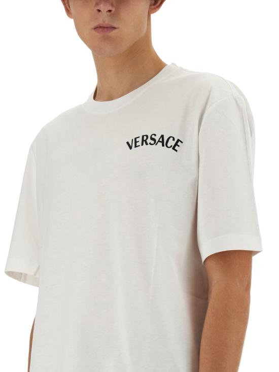  베르사체 탑 1013302 1A098651W010 WHITE - VERSACE