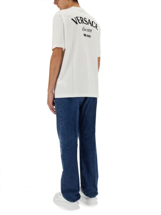  베르사체 탑 1013302 1A098651W010 WHITE - VERSACE