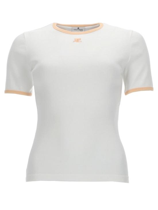 26SS 쿠레쥬 폴로 티셔츠 125JTS017 JS0203B256 WHITE
