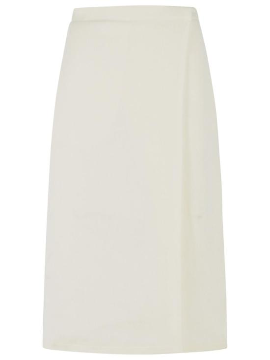 26FW 리에르 미디 스커트 SKT23 X02WHITE FLEECE
