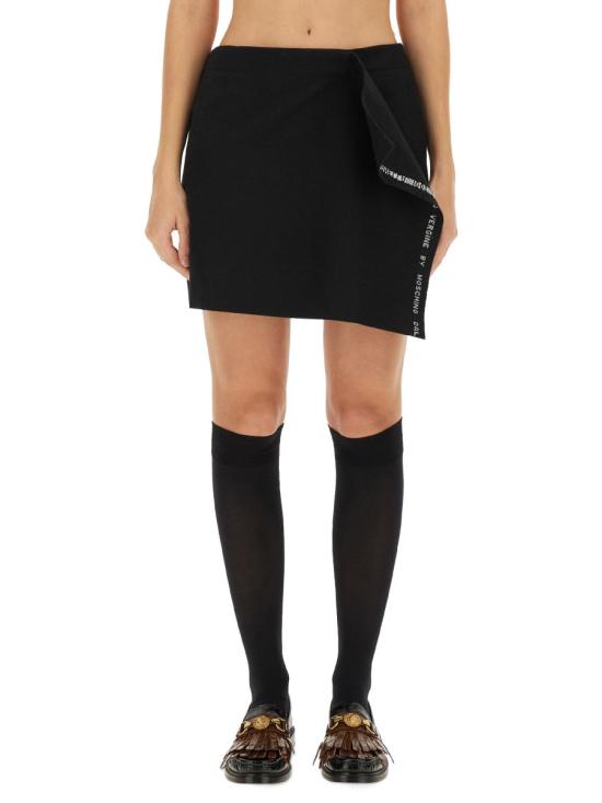 25FW 모스키노 스커트 01035438 0555 BLACK - MOSCHINO