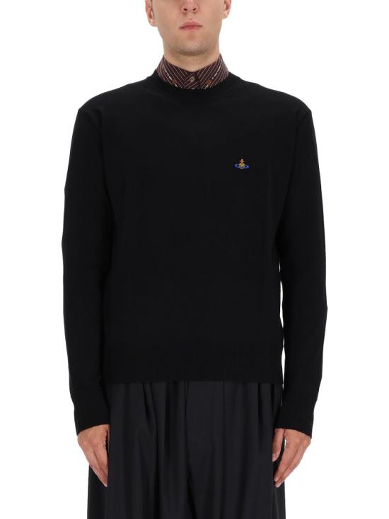 25FW 비비안웨스트우드 알렉스 니트 27010012 Y003YN401 BLACK - VIVIENNE WESTWOOD