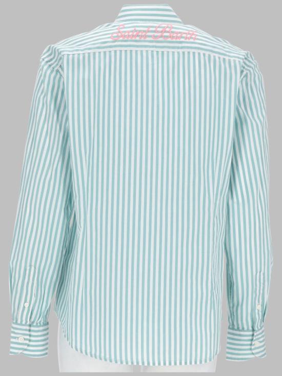 26SS 세인트바쓰 셔츠 MDH001 00722L53 GREEN - MC2 SAINT BARTH