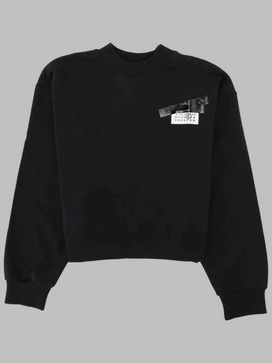 26FW MM6 메종마르지엘라 긴팔 티셔츠 M61133K MM04HM6900 BLACK