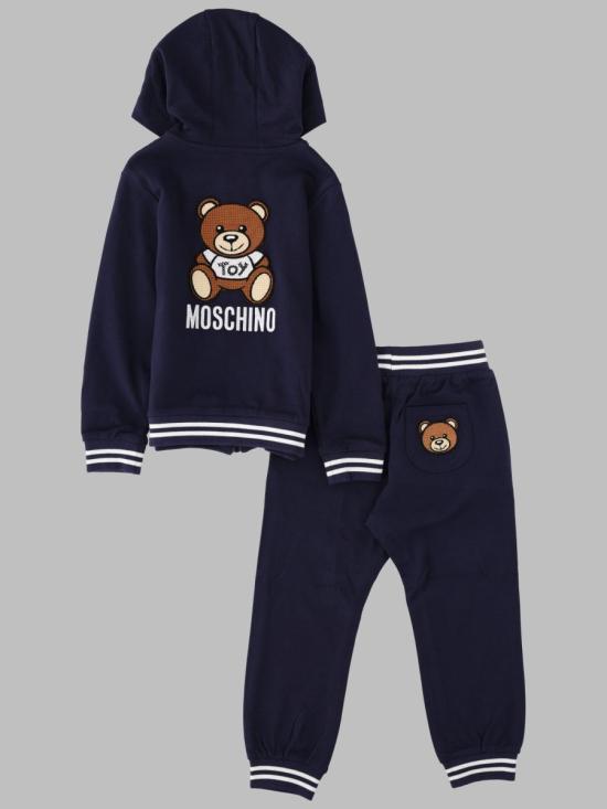  모스키노 긴팔 티셔츠 MUK03FK LCA3440016 BLUE - MOSCHINO