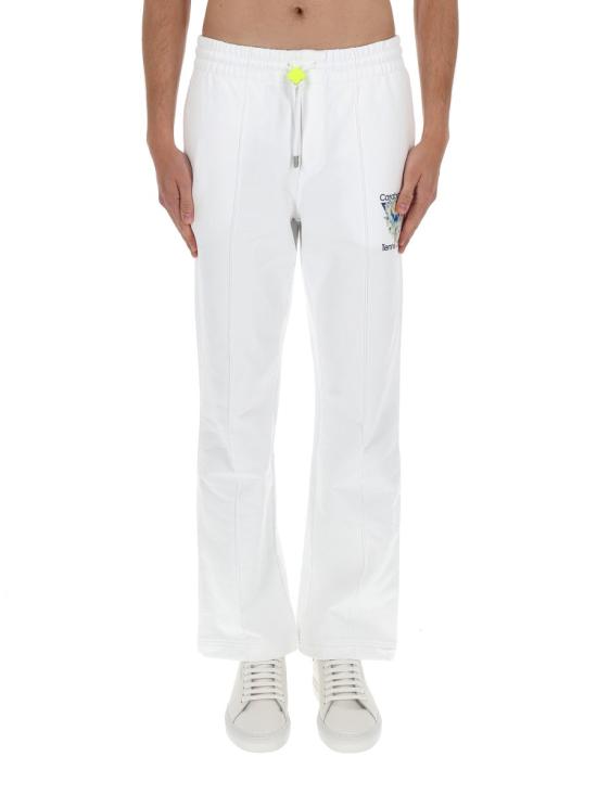 26SS 카사블랑카 트레이닝/조거 팬츠 M SP26 JTR 051 02TENNIS CLUBICON WHITE - CASABLANCA