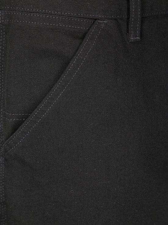 26FW 칼하트 WIP 디어본 캔버스 싱글 니 팬츠 I031497 8902 BLACK RINSED DOM - CARHARTT WIP