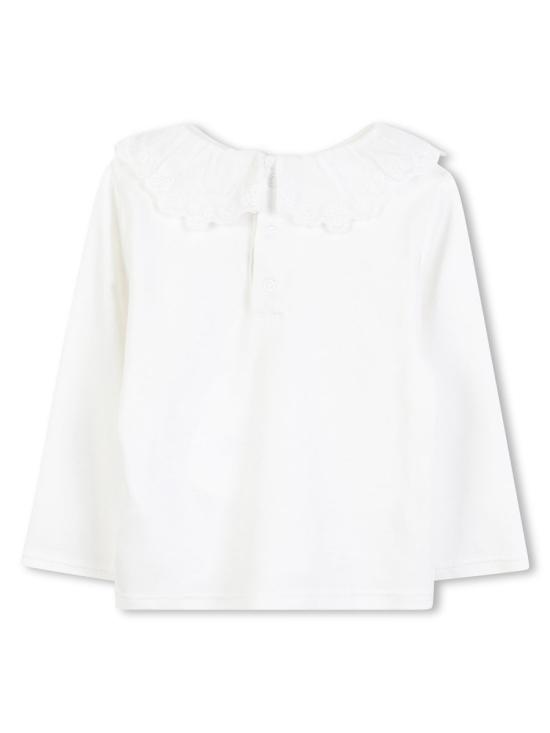 25FW 끌로에 바디수트 티셔츠 C20716B N68 WHITE - CHLOE