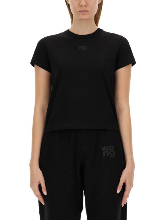 26SS 티바이알렉산더왕 폴로 티셔츠 4CC3241521 001 BLACK
