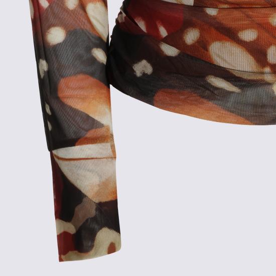 26FW 팜 리오 긴팔 티셔츠 368933 26027 BORBOFLY MULTICOLOR - FARM RIO