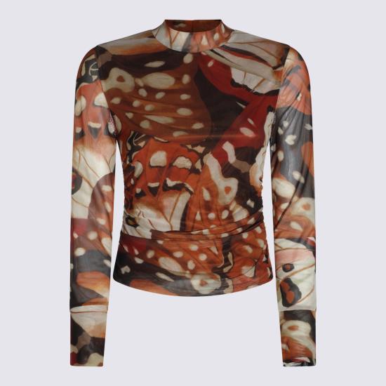 26FW 팜 리오 긴팔 티셔츠 368933 26027 BORBOFLY MULTICOLOR