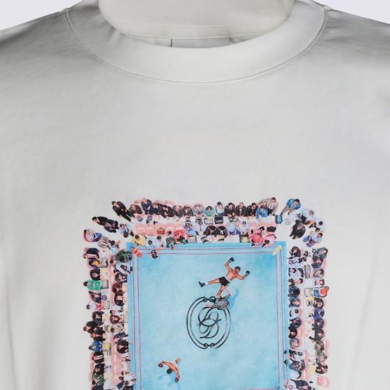26FW 드롤드무슈 반팔 티셔츠 TS343 CO002OW OFF WHITE - DROLE DE MONSIEUR
