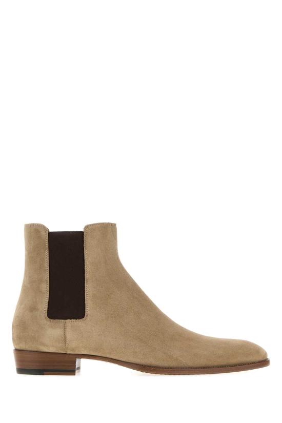 26FW 생로랑 카푸치노 스웨이드 첼시 부츠 817860BT300 9870 BEIGE