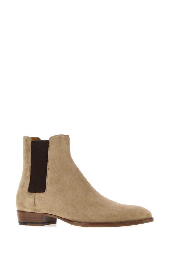 26FW 생로랑 카푸치노 스웨이드 첼시 부츠 817860BT300 9870 BEIGE - SAINT LAURENT