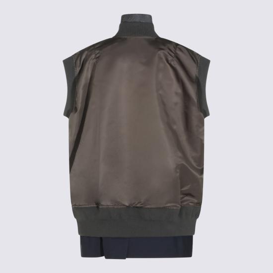 26FW 사카이 베스트 2608717 233 NAVY KHAKI