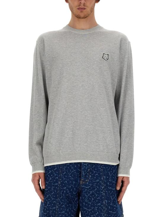  메종키츠네 스웨터 MM00801KT1103 H150 GRAY - MAISON KITSUNE