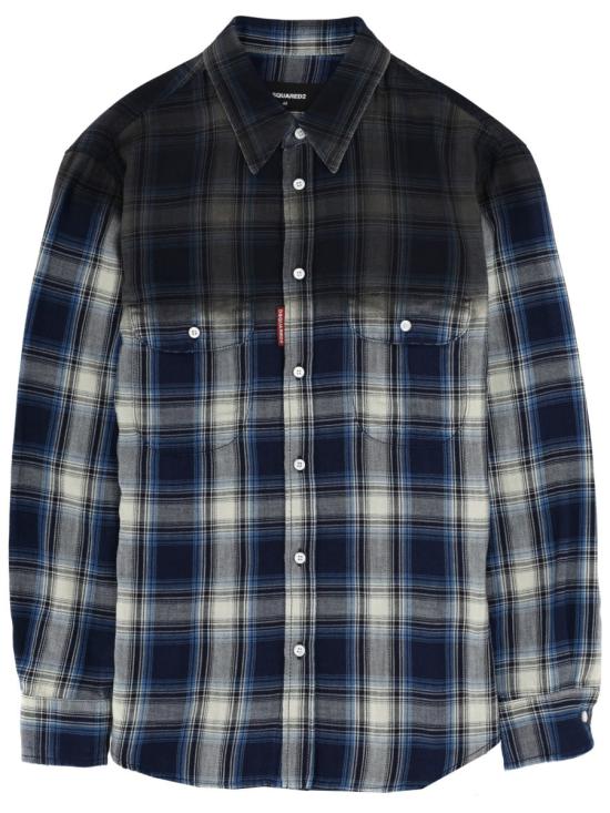 26SS 디스퀘어드2 셔츠 S74DM0993 D35206001F BLUE - DSQUARED2