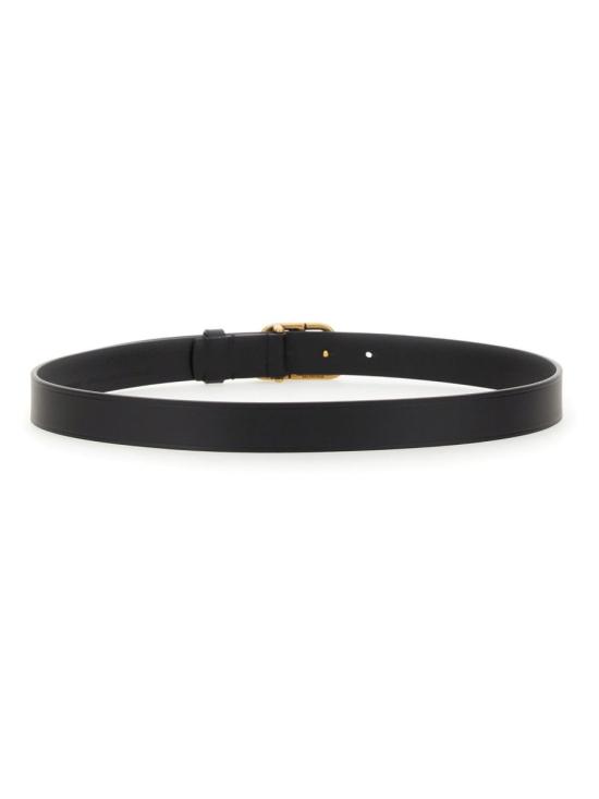 26SS 발렌시아가 BB 씬 레더 벨트 581690 1CH041000 BLACK