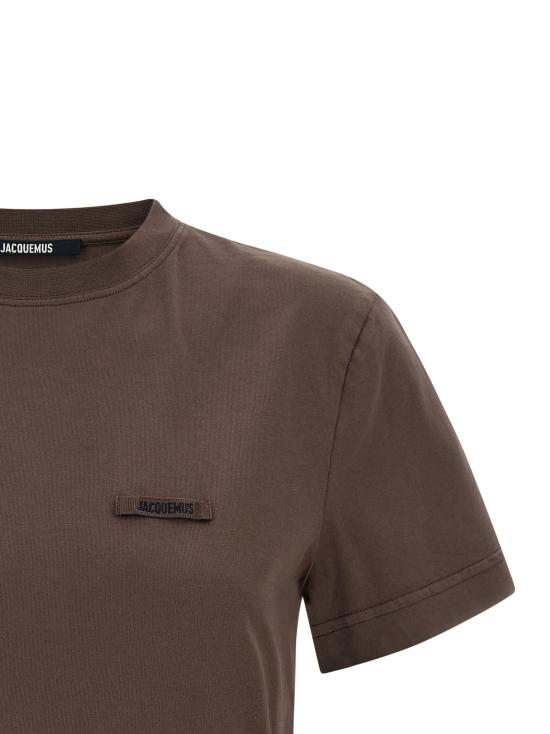 26FW 자크뮈스 폴로 티셔츠 JA341792BM BROWN - JACQUEMUS