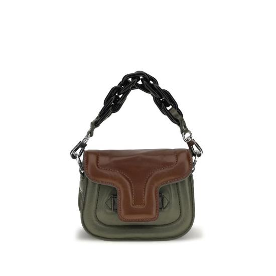 26FW 피에르하디 숄더백 PIQV03ZKAKIHAZELNBB BROWN