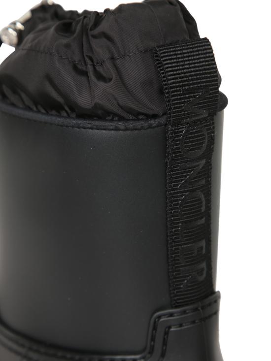 27FW 몽클레어 킥스트림 로고 패치 레인 부츠 L209B4G001 90 M4522 999 Black - MONCLER