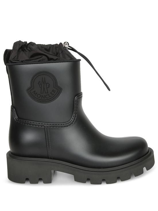 27FW 몽클레어 킥스트림 로고 패치 레인 부츠 L209B4G001 90 M4522 999 Black