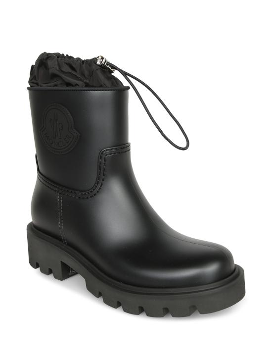 27FW 몽클레어 킥스트림 로고 패치 레인 부츠 L209B4G001 90 M4522 999 Black - MONCLER