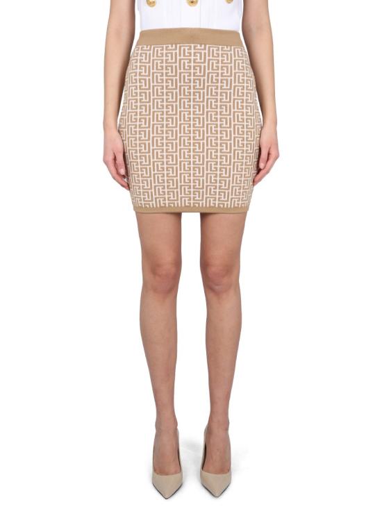  발망 스커트 AF0LB005 KB02GMX BEIGE - BALMAIN