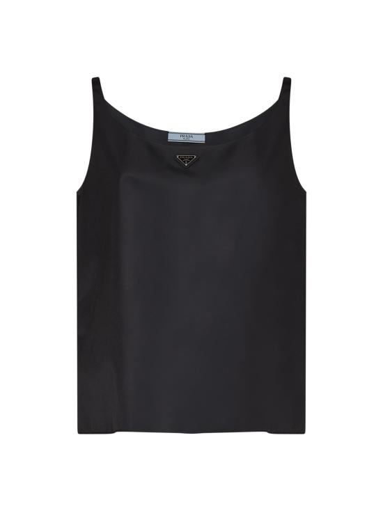 26FW 프라다 삼각 로고 리나일론 슬리브리스탑 24X753OOO1WQ8F0002 BLACK