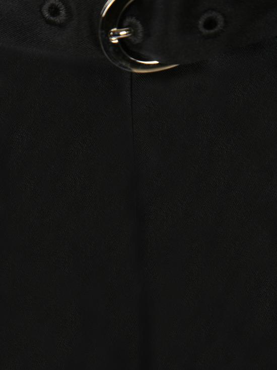 27FW 케이트 로네 플롱제 레더 홀터넥 탑 로네 플롱제 레더 홀터넥 탑 24874120 200 Black - KHAITE