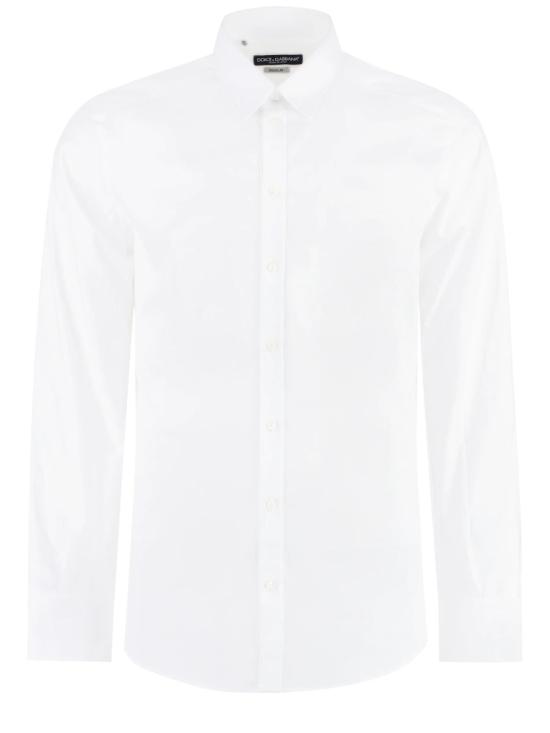 26SS 돌체앤가바나 스트레치 포플린 골드티 G5EJ0T GG826W0800 WHITE - DOLCE & GABBANA
