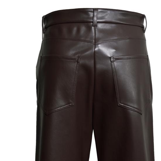 26FW 에스막스마라 가죽 팬츠 2629786043600 004 MARRONE - 'S MAX MARA