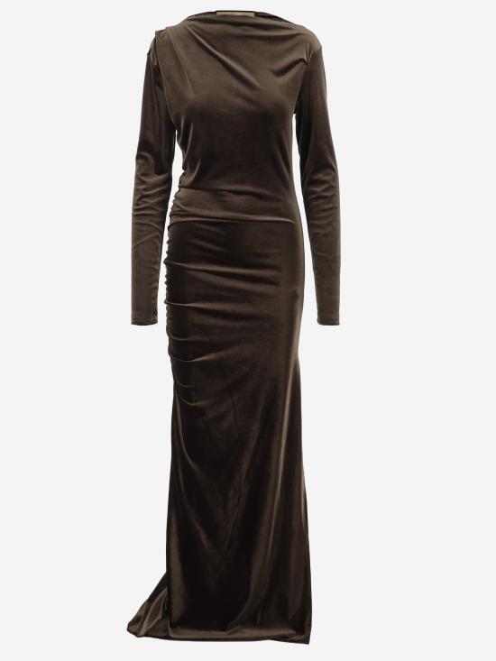 26FW DON'T AT ME 원피스 DAM26V09 BROWN