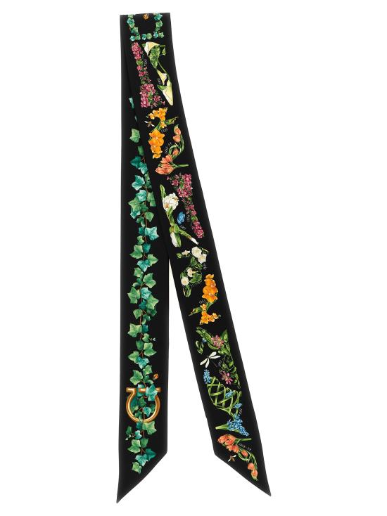 26FW 살바토레 페라가모 머플러/스카프 795174NEROMULTICOLOR - SALVATORE FERRAGAMO