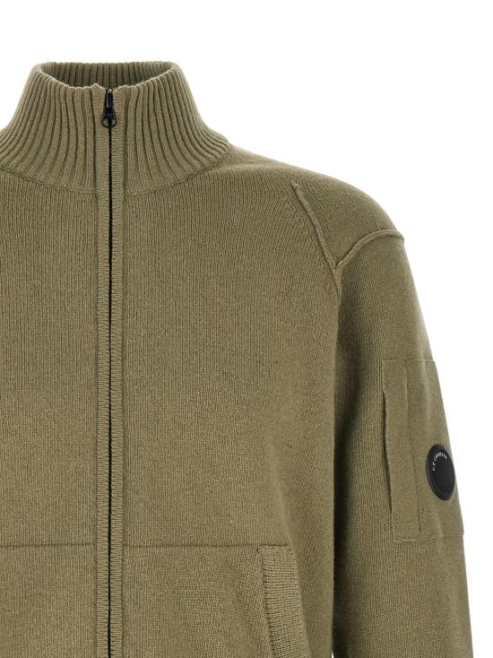 26FW 씨피 컴퍼니 가디건 21CMKN708A110149A356 Green - C.P. COMPANY