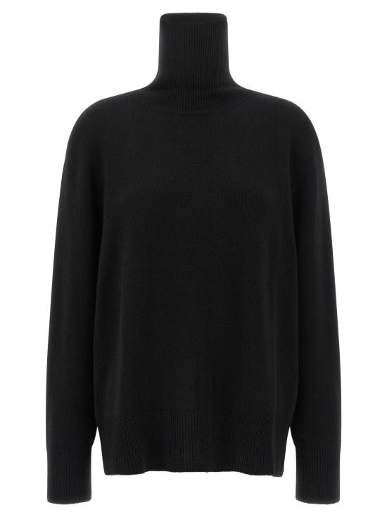 26FW 더로우 스텝니 울 터틀넥 스웨터 5583SY184BLK Black
