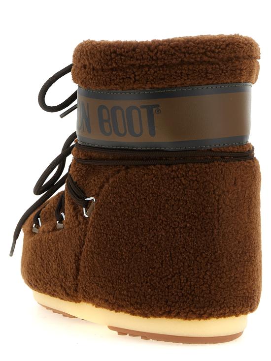 26FW 문부츠 아이콘 나일론 로우 부츠 80D1409700M004 Brown - MOON BOOT