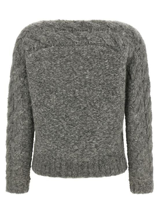 26FW 이자벨마랑 가디건 PU0952FAD3L06I02GY Gray - ISABEL MARANT