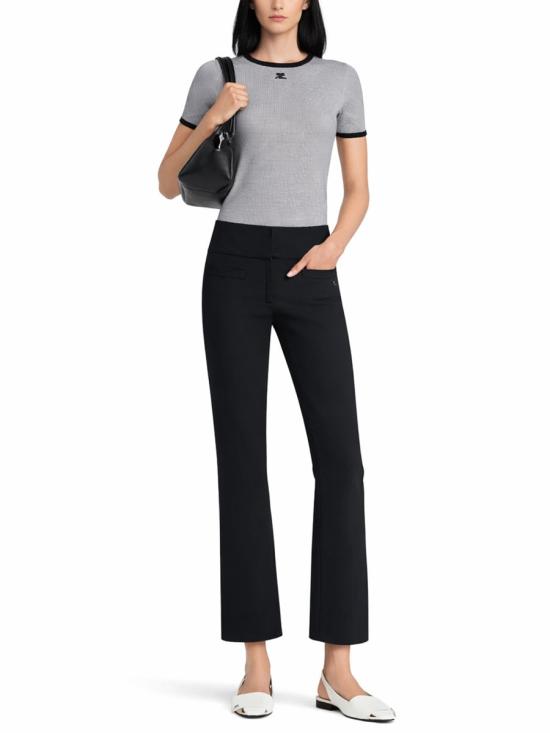 26SS 쿠레쥬 폴로 티셔츠 126JTS017 JS0223B217 BLACK - COURREGES