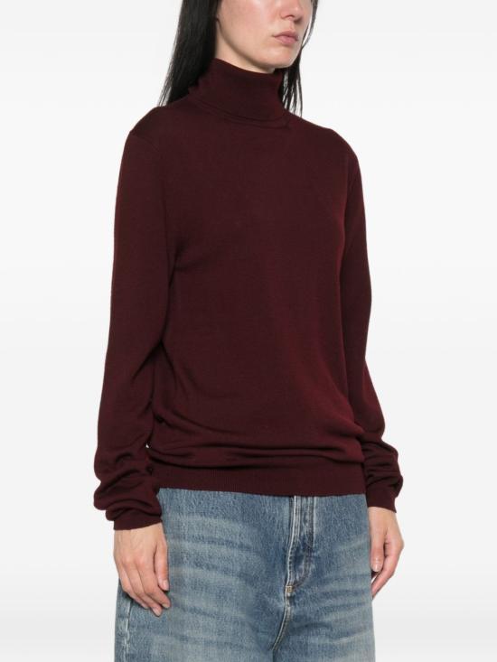 26FW 더프랭키샵 터틀넥 KNFS21122711 BURGUNDY - THE FRANKIE SHOP