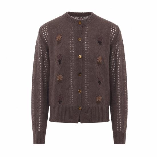 26FW 마리아노 가디건 W58327547 6144 BROWN