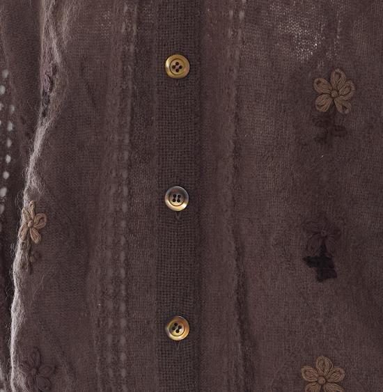 26FW 마리아노 가디건 W58327547 6144 BROWN - MAGLIANO