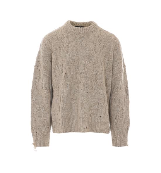 26FW 리프레젠트 스웨터 MLM101009 53 BEIGE